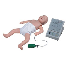  高级婴儿心肺复苏模拟人KAR/CPR160  适用于社会心肺复苏培训机构、医院、医学院、卫校等进行新生儿心肺复苏培训的理想产品。