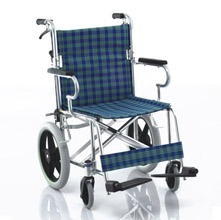 鱼跃轮椅车H032C型 铝合金 可折背