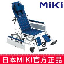 MIKI手动轮椅车MSL-T16  高靠背可全躺，偏瘫护理多功能轮椅
