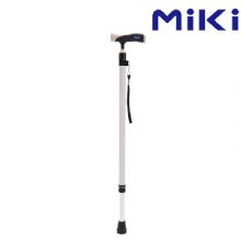 MIKI三贵伸缩拐杖MRT-013 细款 白色登山杖 手杖 户外徒步超轻防滑可伸缩折叠 老人拐杖