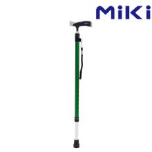 MIKI三贵伸缩拐杖MRT-013 细款 绿色登山杖 手杖 户外徒步超轻防滑可伸缩折叠 老人拐杖