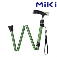MIKI三贵折叠拐杖MRF-011220 绿色  家用老人拐杖 轻便折叠手杖