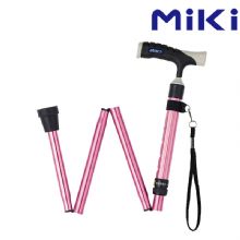 MIKI三贵折叠拐杖MRF-011220 粉色 家用老人拐杖 轻便折叠手杖
