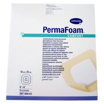 德国保赫曼德湿肤泡沫伤口敷料 PermaFoam Comfort 15x15cm 货号：4094125   