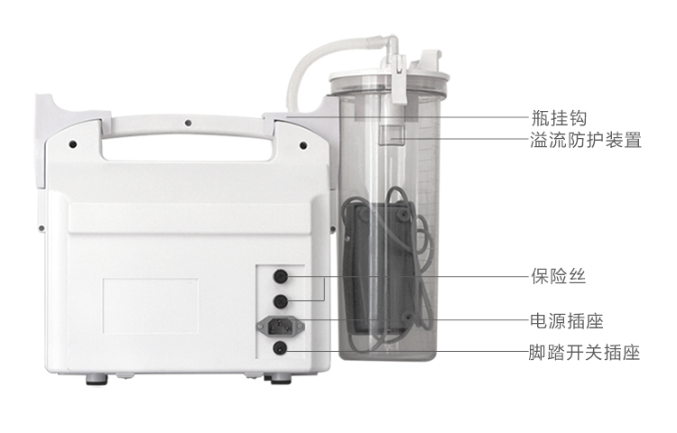 斯曼峰 电动吸引器 YX932S 斯曼峰高负压吸引器 手提式