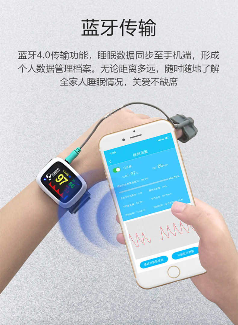 乐普睡眠监测血氧仪 AP-10
